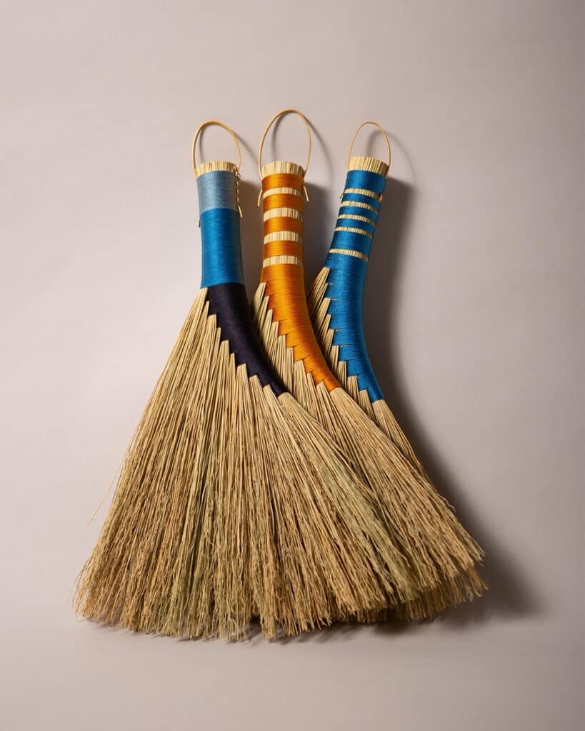 Appalachian hens wings hand brooms